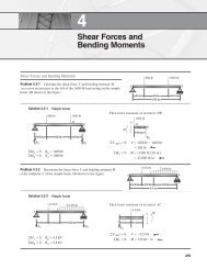 Shear Forces and Bending Moments