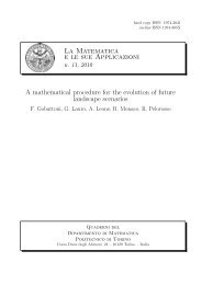j - Dipartimento di Matematica - Politecnico di Torino