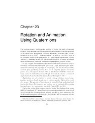 Rotation and Animation Using Quaternions