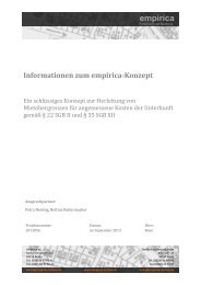 Informationen zum empirica-Konzept