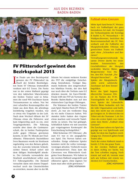 Ausgabe 3 | Juni 2013 - SBFV