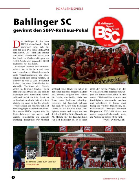 Ausgabe 3 | Juni 2013 - SBFV