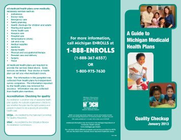 A Guide to Michigan Medicaid Health Plans