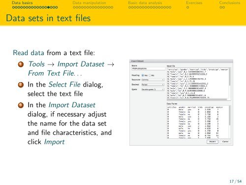 R basics: Working with data