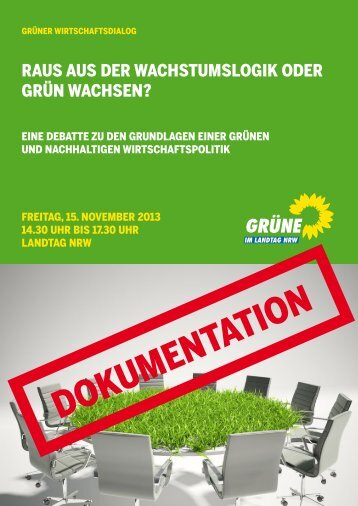 1312-Gruen-Wachsen - Bündnis 90/Die Grünen im Landtag NRW