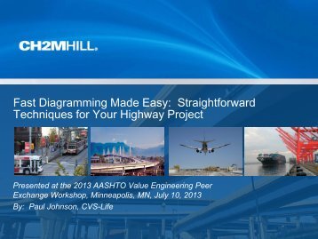 Fast Diagramming Made Easy - AASHTO - Subcommittee on Design