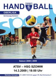 Download hier - ATSV Stockelsdorf | Handball-Herren - Arttmedia