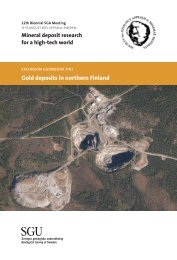 Gold deposits in northern Finland - Arkisto.gsf.fi