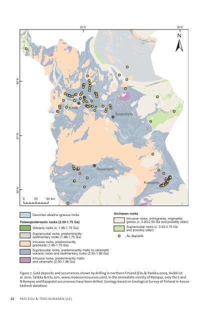 Gold deposits in northern Finland - Arkisto.gsf.fi