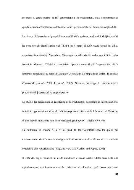 caratterizzazione molecolare e studio dell - Università degli Studi di ...