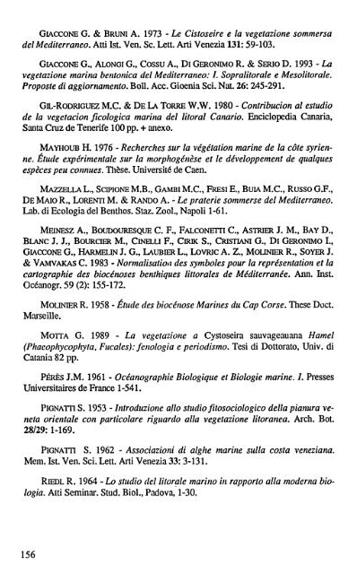 (1994) La vegetazione marina bentonica fotofila de - UnissResearch