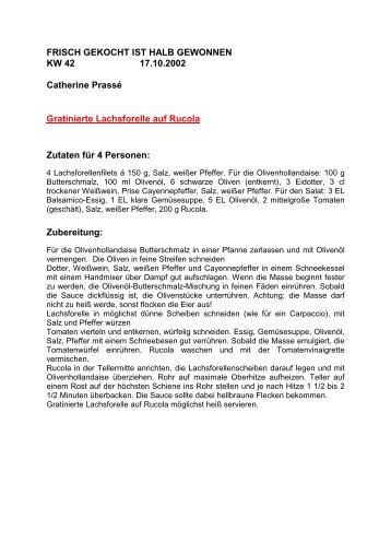 Rezepte PDF - ORF Kundendienst