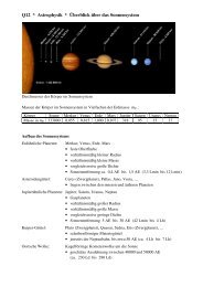 Unser Sonnensystem