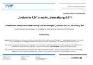 „Industrie 4.0“ braucht „Verwaltung 4.0“! - IVMhoch2