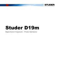 Studer D19m