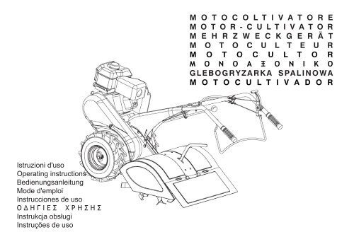 motocoltivatoremotor - cultivatormehrzweckge r ä tmotoculteurmotocult