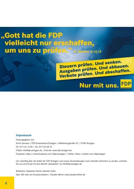 stuttgart liberal - FDP Stuttgart