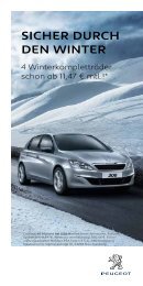 Winterkomplettrad Flyer - Services - Peugeot