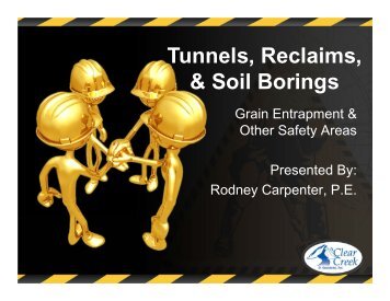 Tunnels, Reclaims, & Soil Borings