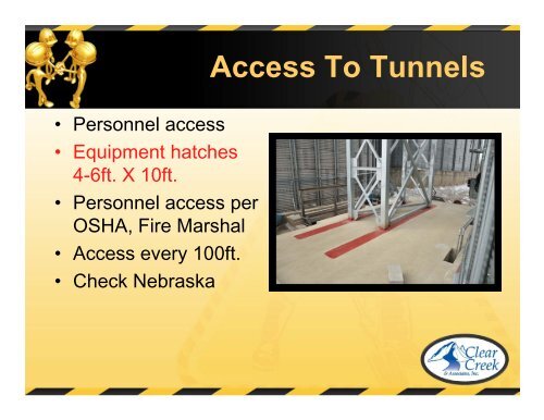 Tunnels, Reclaims, & Soil Borings