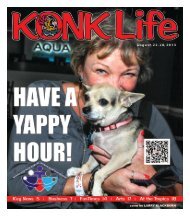 August 22, 2013 Issue of KONK Life - KONK Network