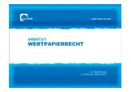 WERTPAPIERRECHT - Institut für Recht der Wirtschaft, Ordinariat ...