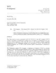 Letter and Application - South Dakota Public Utilities Commission