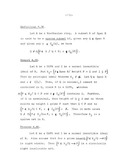 Studies in Rings generalised Unique Factorisation Rings