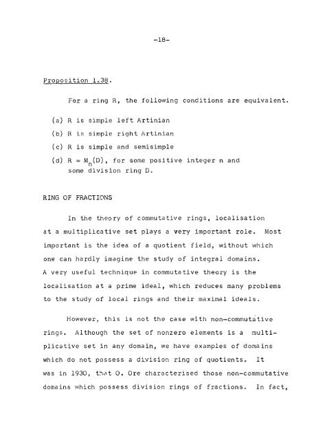 Studies in Rings generalised Unique Factorisation Rings