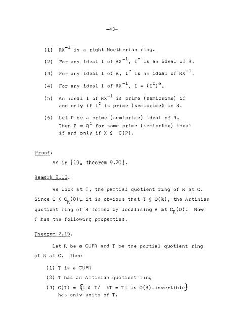 Studies in Rings generalised Unique Factorisation Rings