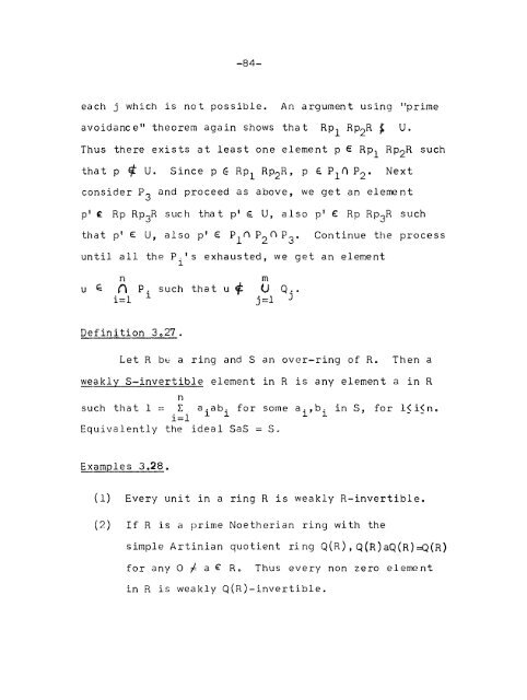 Studies in Rings generalised Unique Factorisation Rings