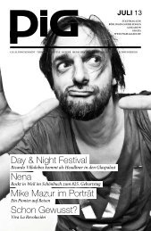 Day & Night Festival Nena Mike Mazur im Porträt ... - PIGmagazin