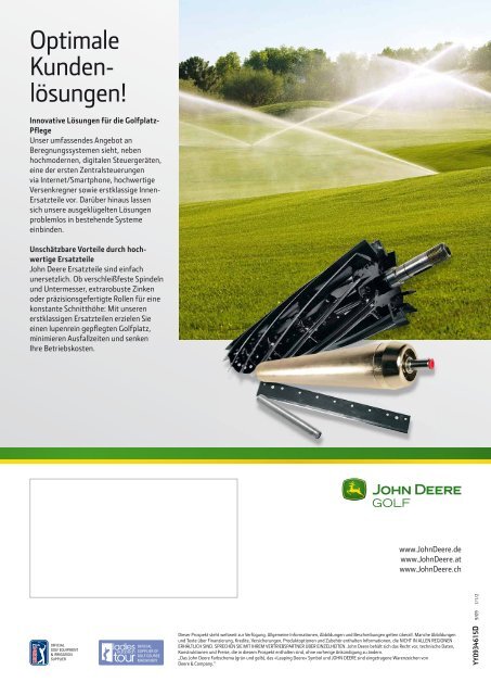 Fairway-Mäher Broschüre - John Deere