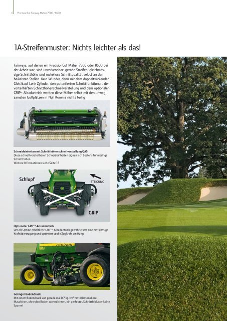 Fairway-Mäher Broschüre - John Deere