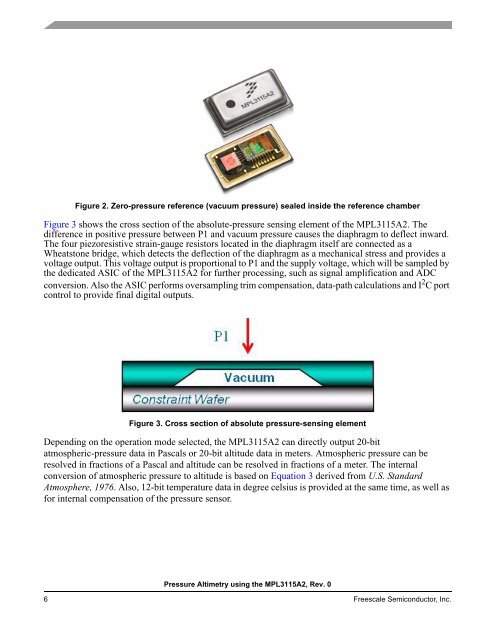 Pressure Altimetry using the MPL3115A2 - Freescale