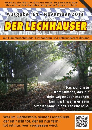 der Lechhauser - Nummer 161 - Ausgabe November 2013