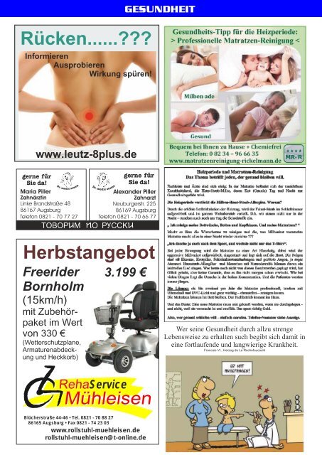 der Lechhauser - Nummer 161 - Ausgabe November 2013