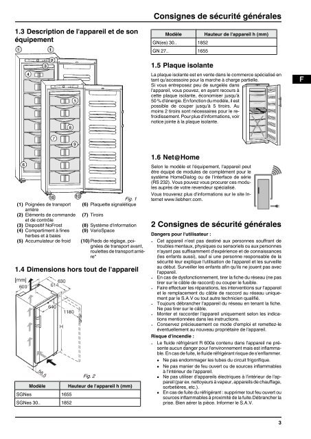 Mode d'emploi 110309 7084422 - 00 - Liebherr