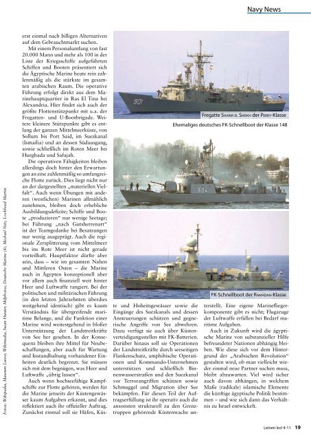 Auszug der Ausgabe Juli / August 2011 - Deutscher Marinebund