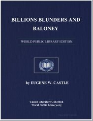 BILLIONS BLUNDERS AND BALONEY - World eBook Library