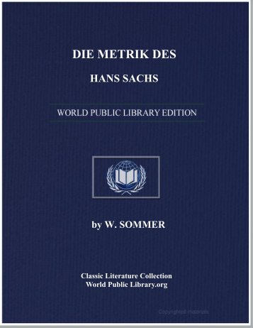 DIE METRIK DES HANS SACHS - World eBook Library