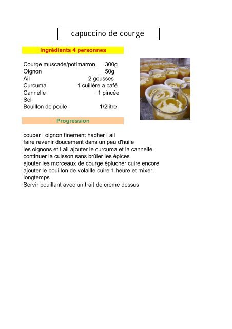 recettes au format PDF - Comité des fetes de Vinzier