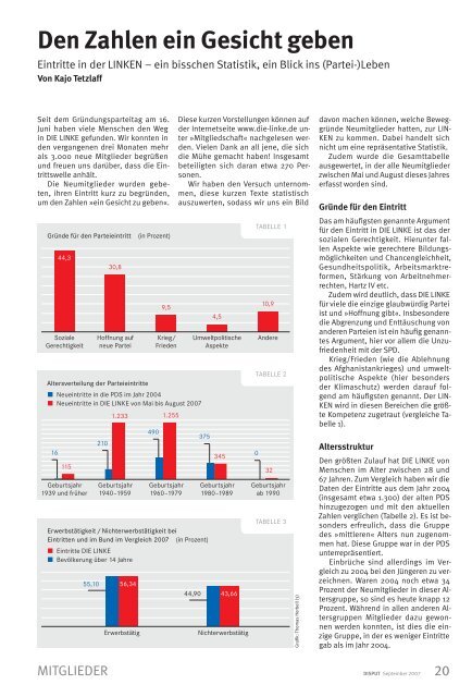 Fatale Bilanz. Die LINKE fordert einen grundlegenden ...