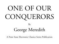 One of Our Conquerors - World eBook Library