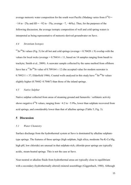 Alkaline sulphate fluids produced in a magmatic hydrothermal system