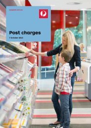Post Charges Booklet - MS11 - Australia Post