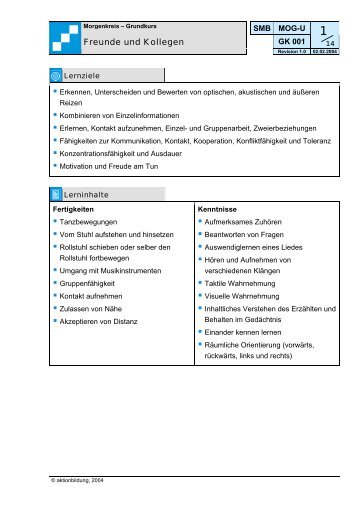 aktionbildung Unterweisungsmaterial