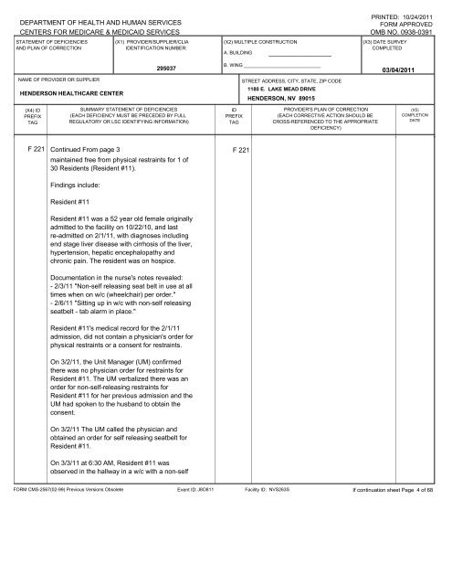 department of health and human services centers for medicare ...