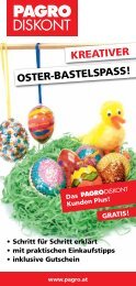 Kreativer Oster-Bastelspass! - PAGRO Diskont