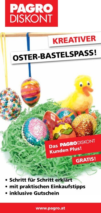 Kreativer Oster-Bastelspass! - PAGRO Diskont